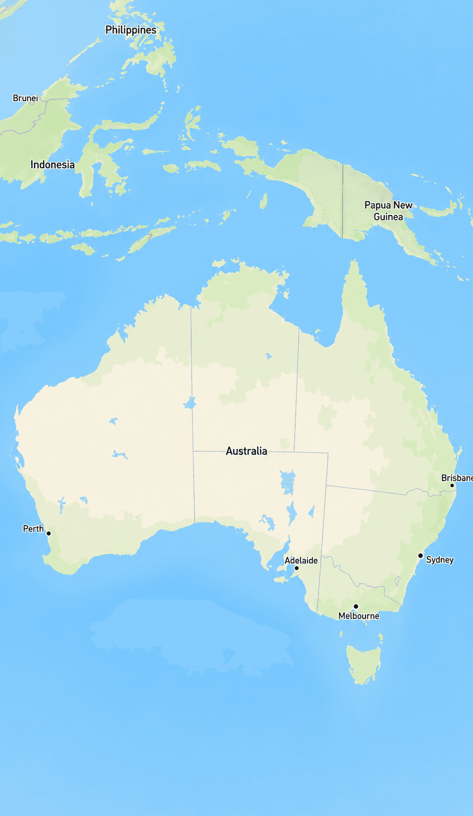 Map of Australia