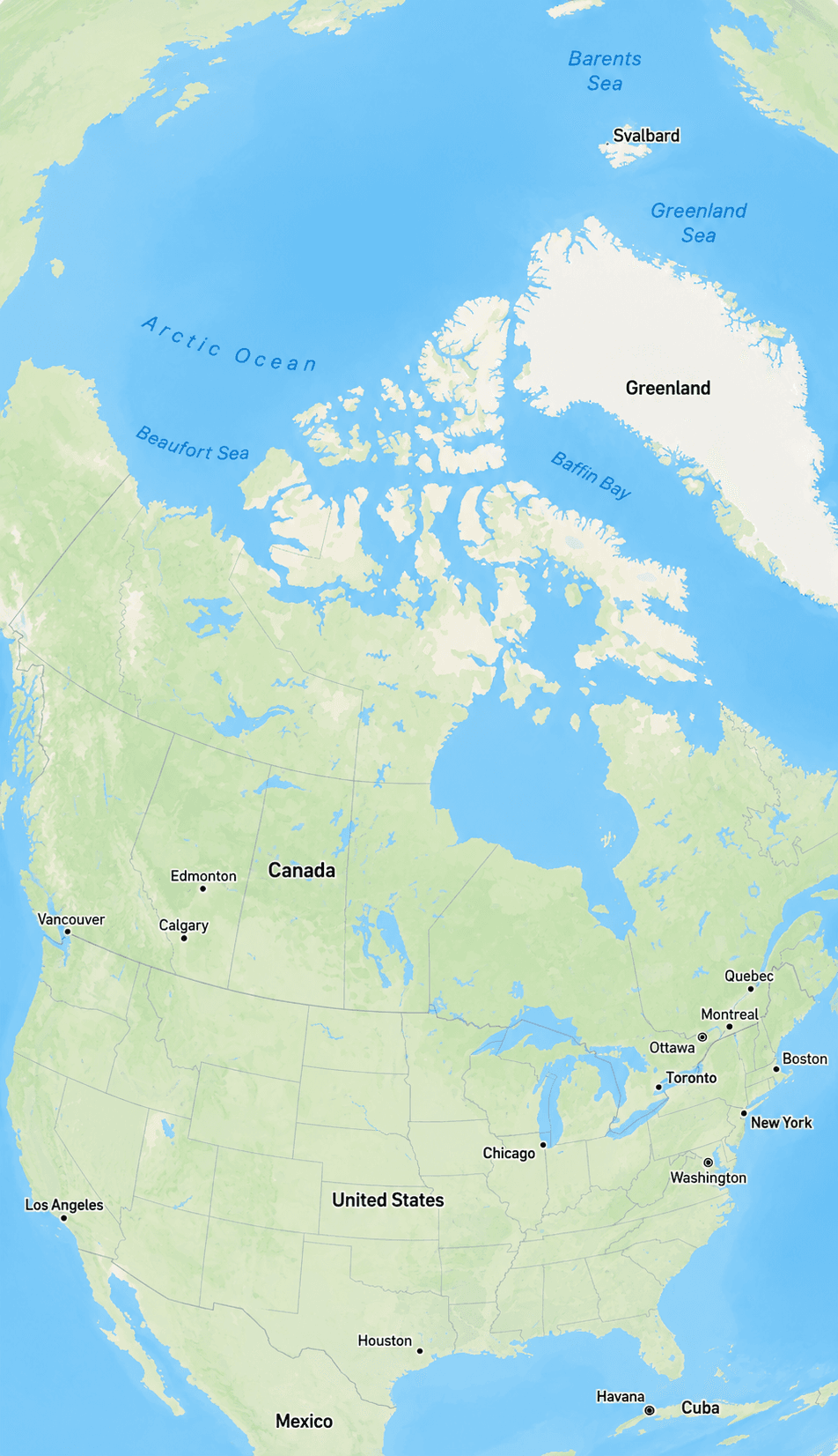 Map of Canada